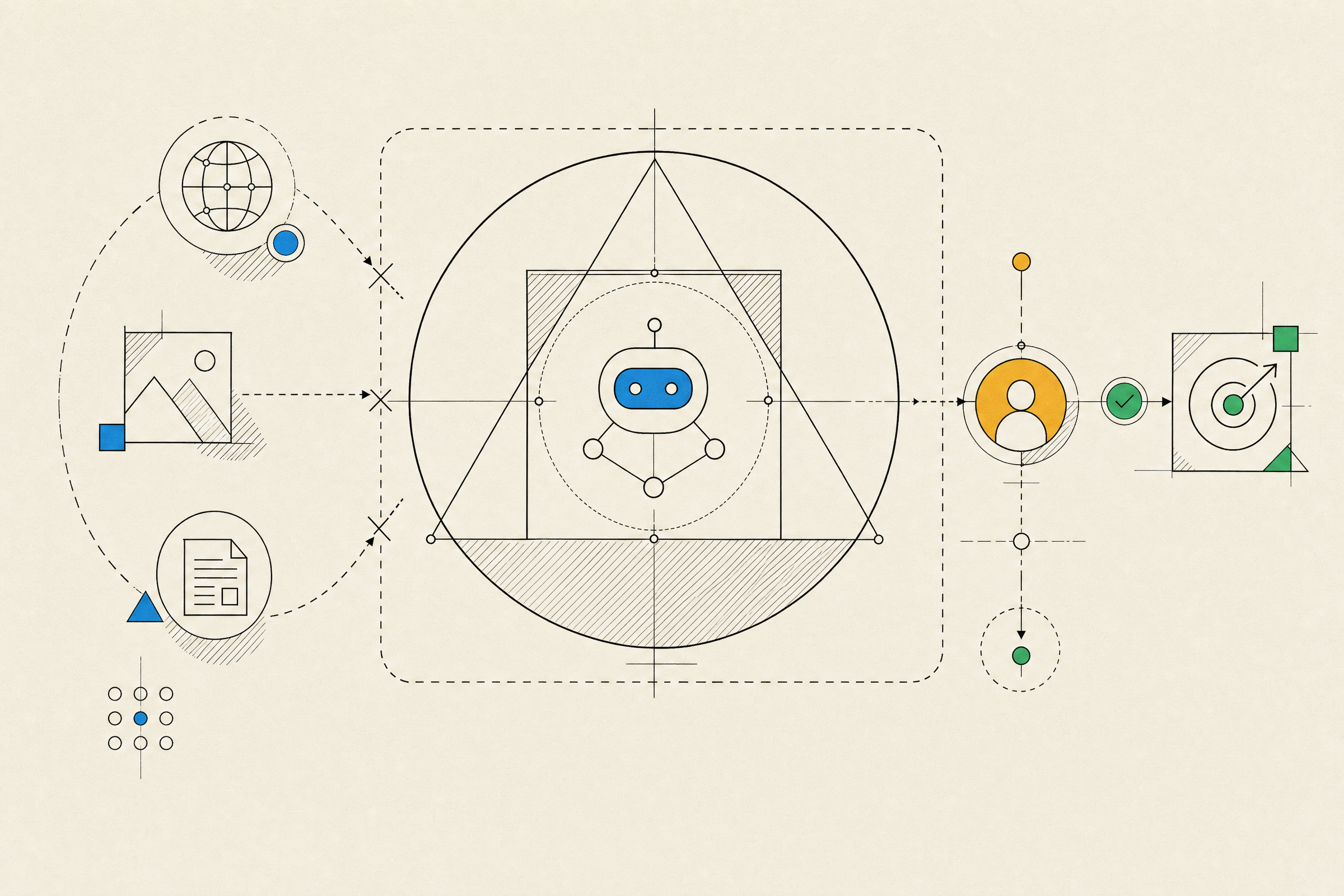 Action rules for an OpenAI Dots agent with a human approval checkpoint